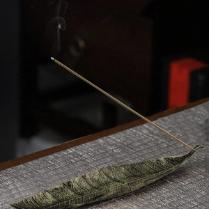 Vintage Leaf Incense Holder